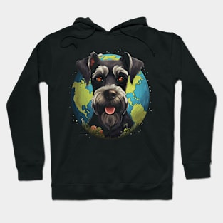 Miniature Schnauzer Earth Day Hoodie